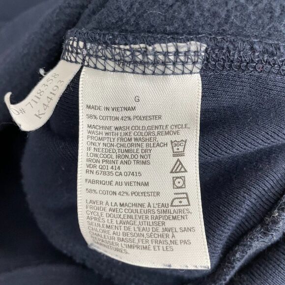 Nautica Sweatshirt Men L Navy Pullover Crewneck - Picture 4 of 9